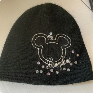 Disneyland Black Sequin Beanie